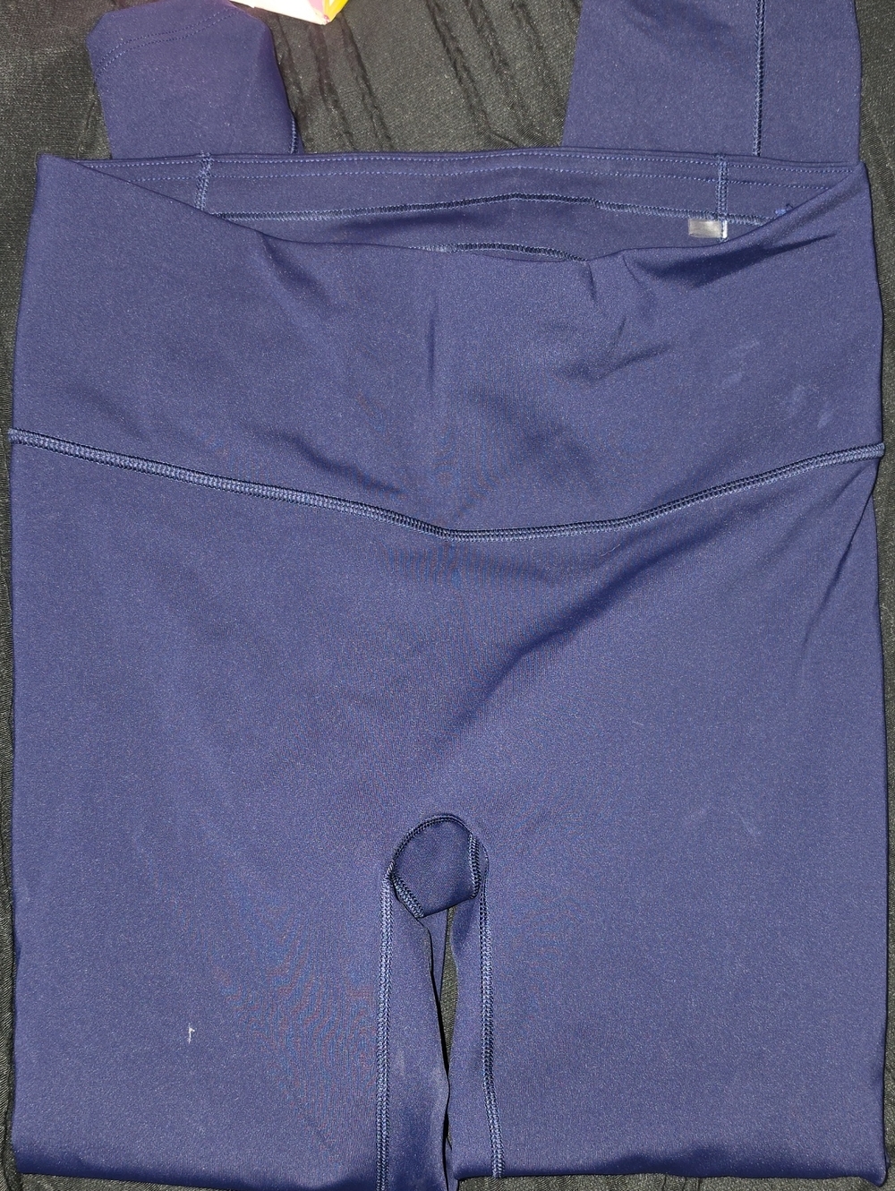 High-Waist Navy Leggings